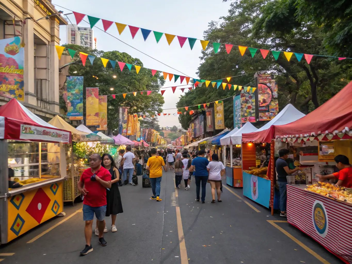 An image of a community event organized by CreativPulse, featuring local musicians, food vendors, and artists. The event is well-attended and reflects the vibrant cultural scene that CreativPulse supports.
